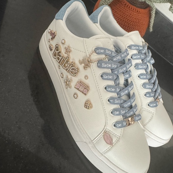 Aldo White and Blue Barbie Sneakers - Picture 7 of 10
